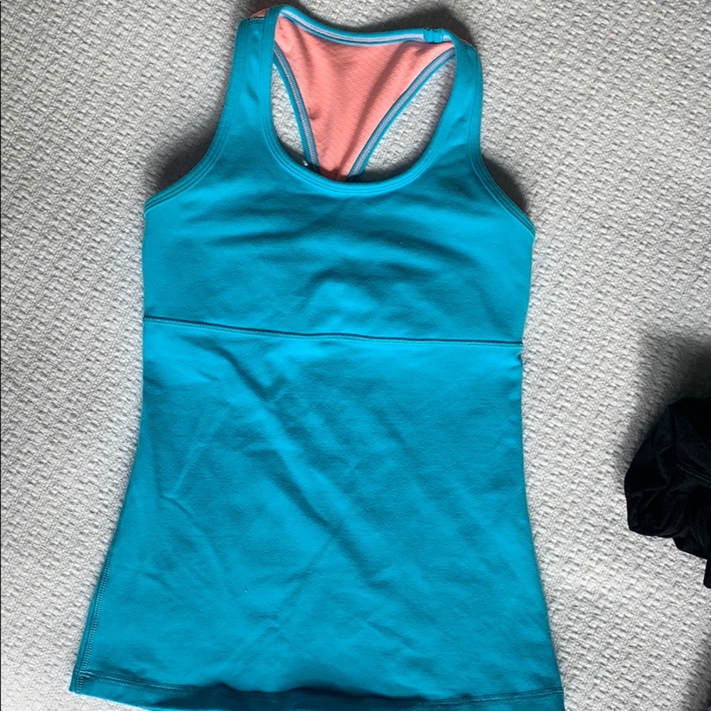 Blue, pink & navy Ivivva tank top
